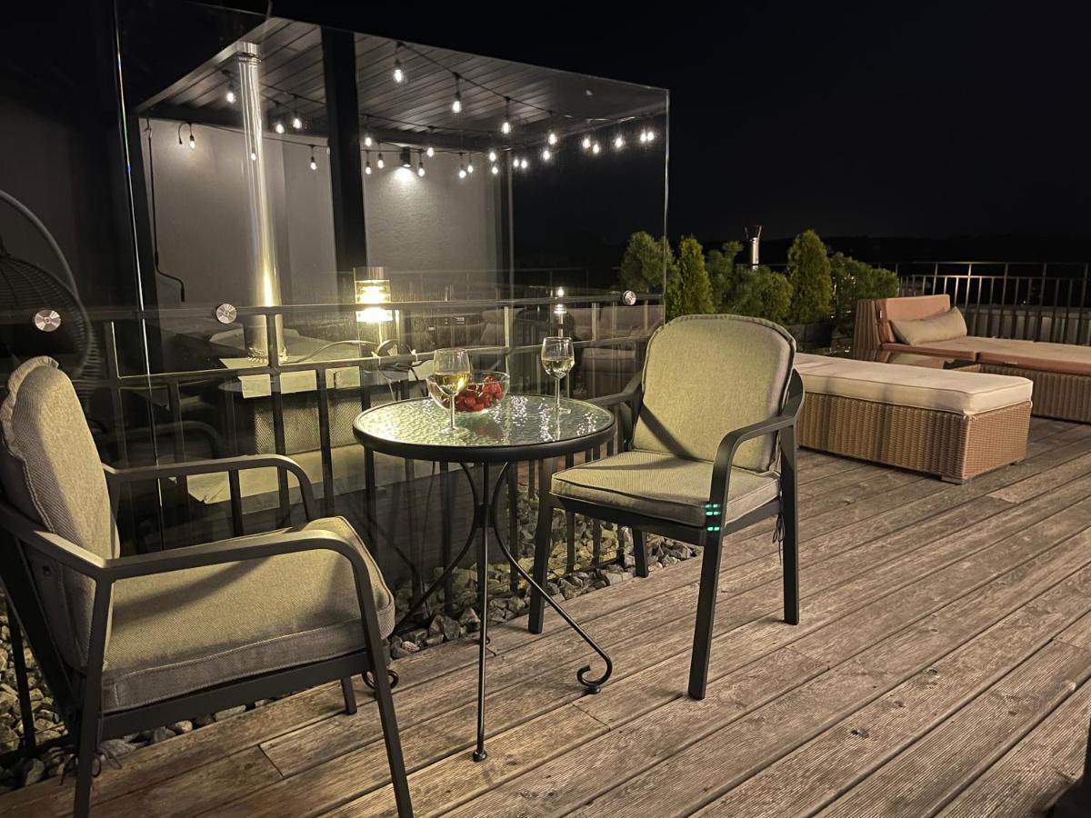 Sea View Penthouse Terrace Palanga Old Town Apartment Exterior photo