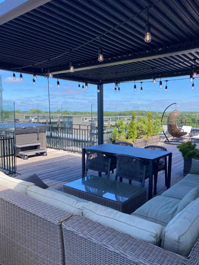 Sea View Penthouse Terrace Palanga Old Town Apartment Exterior photo
