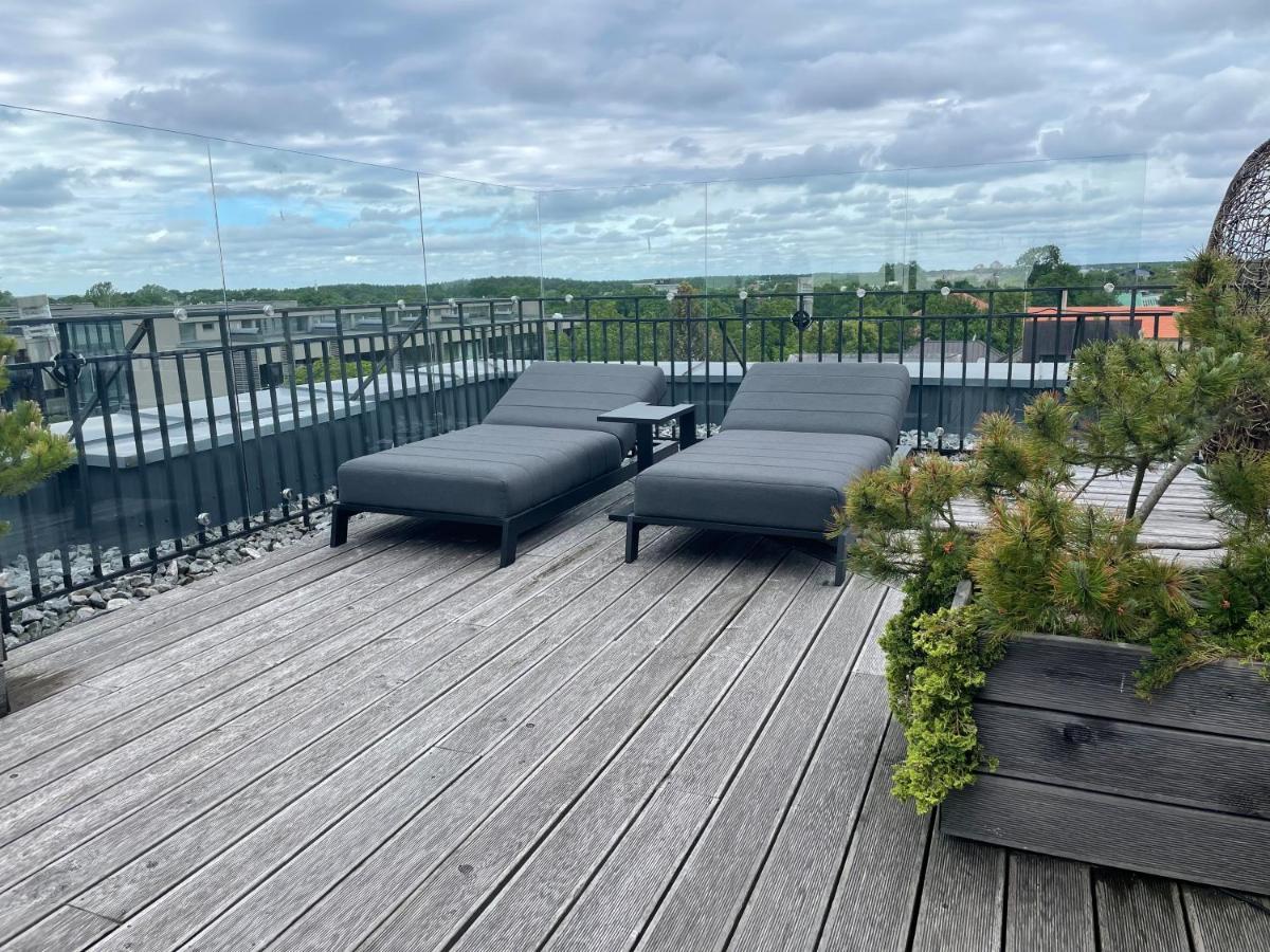 Sea View Penthouse Terrace Palanga Old Town Apartment Exterior photo