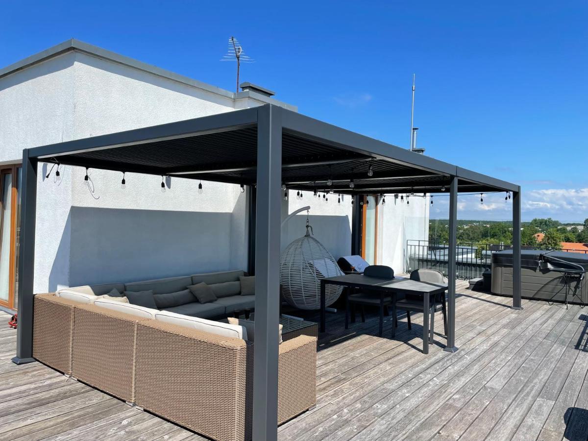 Sea View Penthouse Terrace Palanga Old Town Apartment Exterior photo