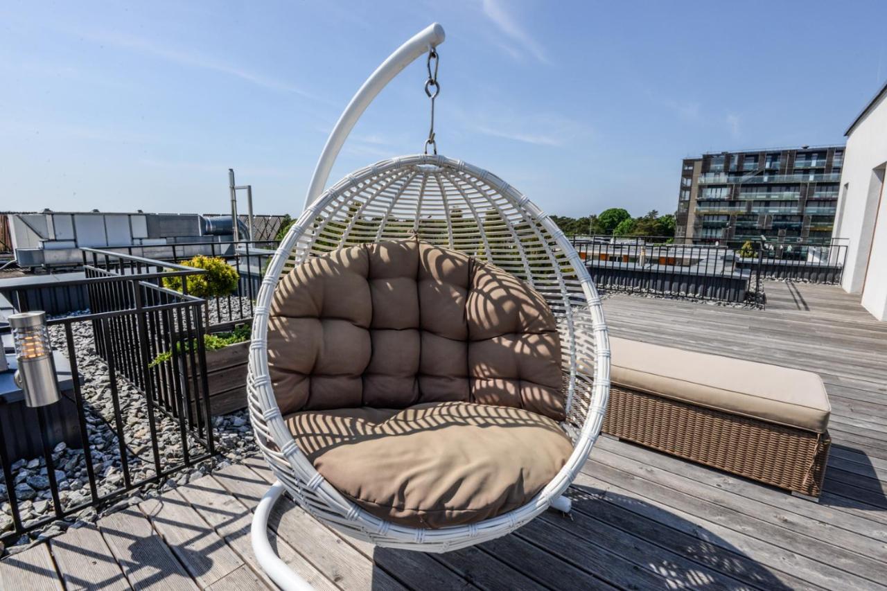 Sea View Penthouse Terrace Palanga Old Town Apartment Exterior photo