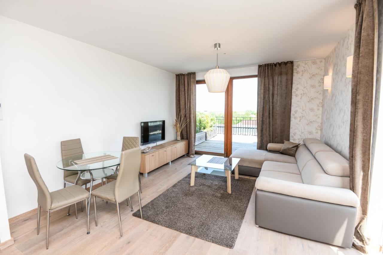Sea View Penthouse Terrace Palanga Old Town Apartment Exterior photo